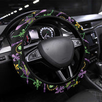Mardi Gras Steering Wheel Cover King Cake Royal