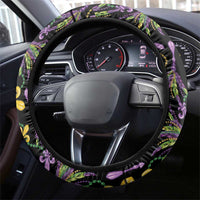 Mardi Gras Steering Wheel Cover King Cake Royal