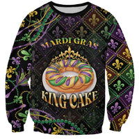 Personalized Mardi Gras Sweatshirt King Cake Royal