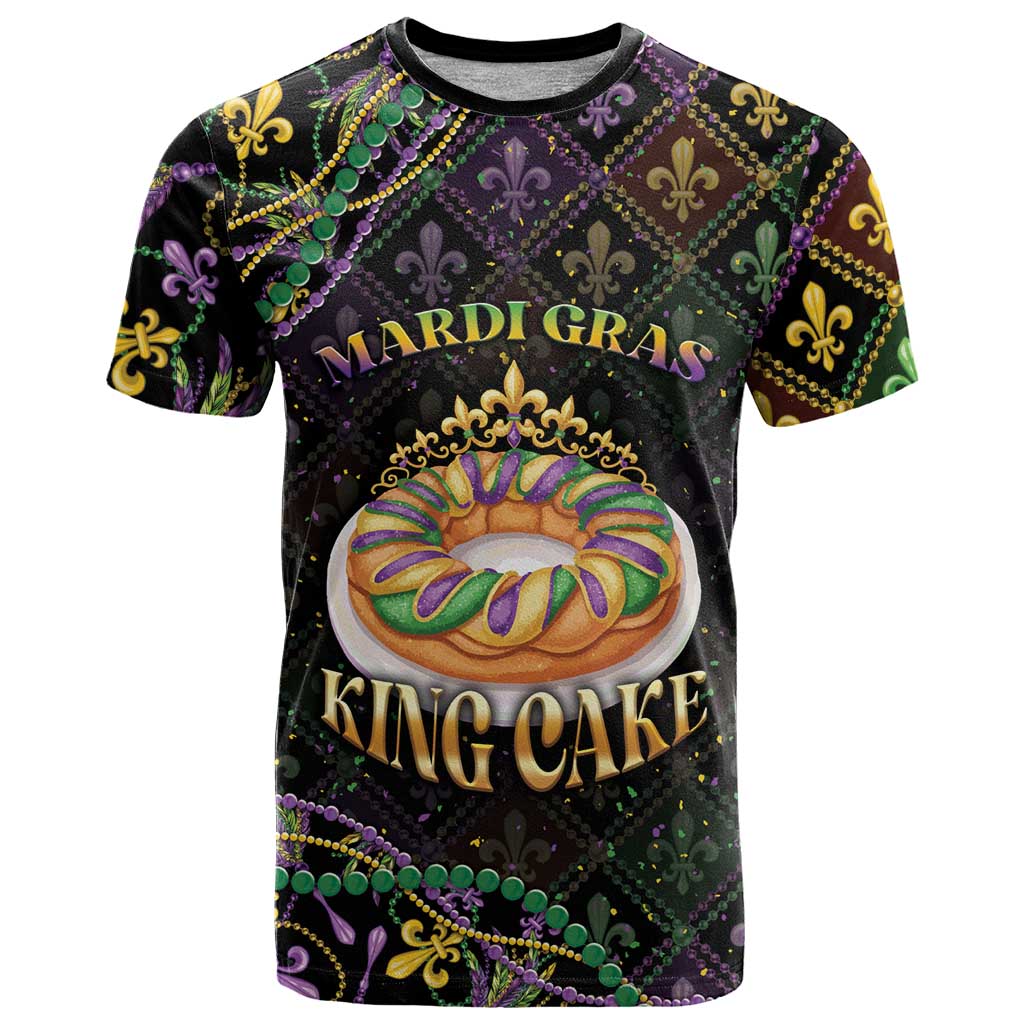 Personalized Mardi Gras T Shirt King Cake Royal