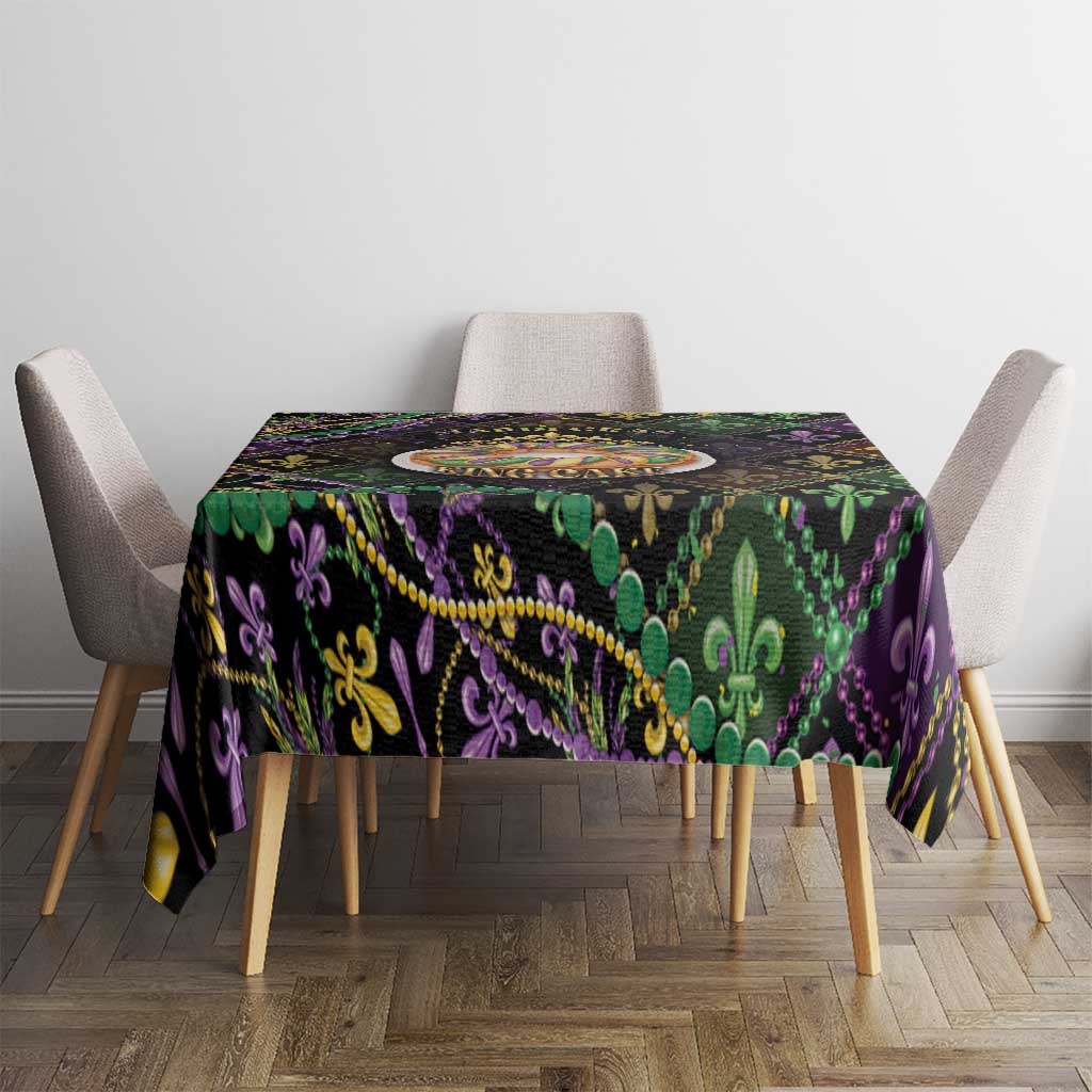 Mardi Gras Tablecloth King Cake Royal
