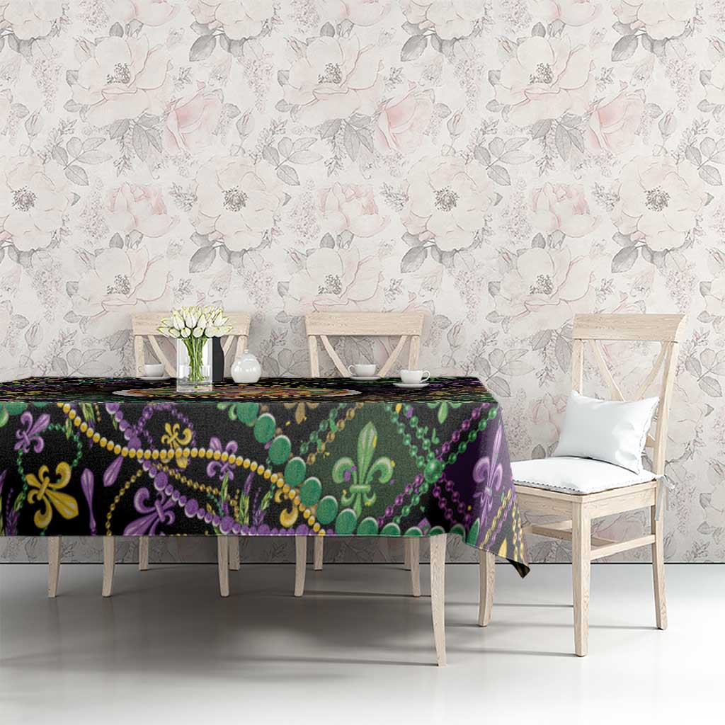 Mardi Gras Tablecloth King Cake Royal