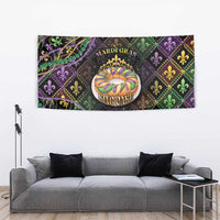 Mardi Gras Tapestry King Cake Royal