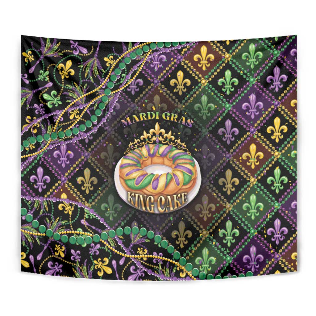 Mardi Gras Tapestry King Cake Royal