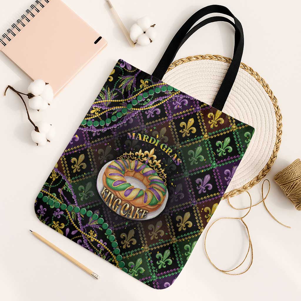 Mardi Gras Tote Bag King Cake Royal