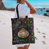 Mardi Gras Tote Bag King Cake Royal