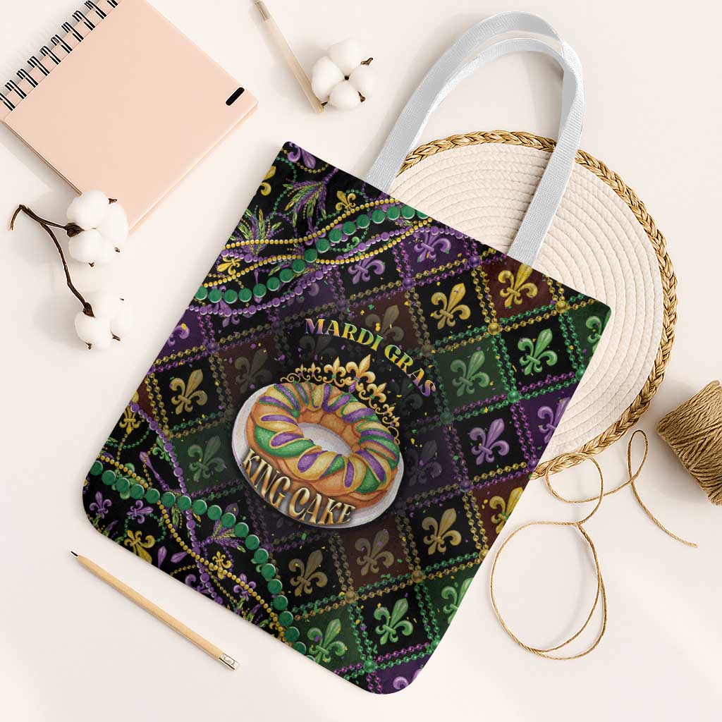 Mardi Gras Tote Bag King Cake Royal