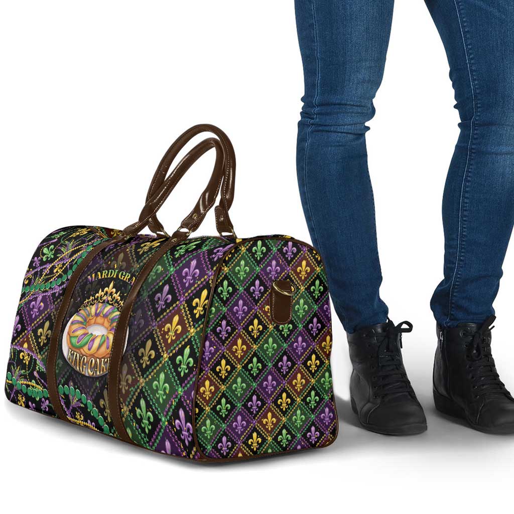Mardi Gras Travel Bag King Cake Royal