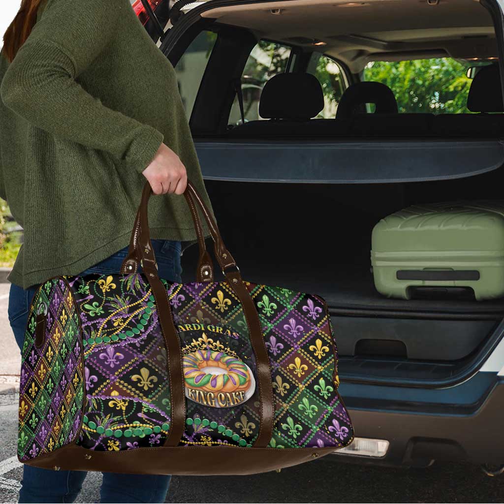 Mardi Gras Travel Bag King Cake Royal