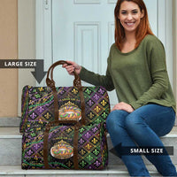 Mardi Gras Travel Bag King Cake Royal