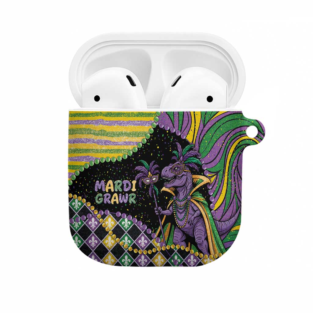 Mardi Gras AirPods Case King Rex Glitter Effect