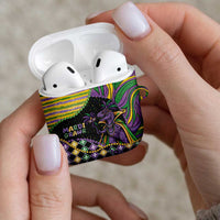 Mardi Gras AirPods Case King Rex Glitter Effect