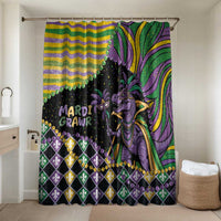 Mardi Gras Bathroom Set King Rex Glitter Effect