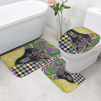Mardi Gras Bathroom Set King Rex Glitter Effect