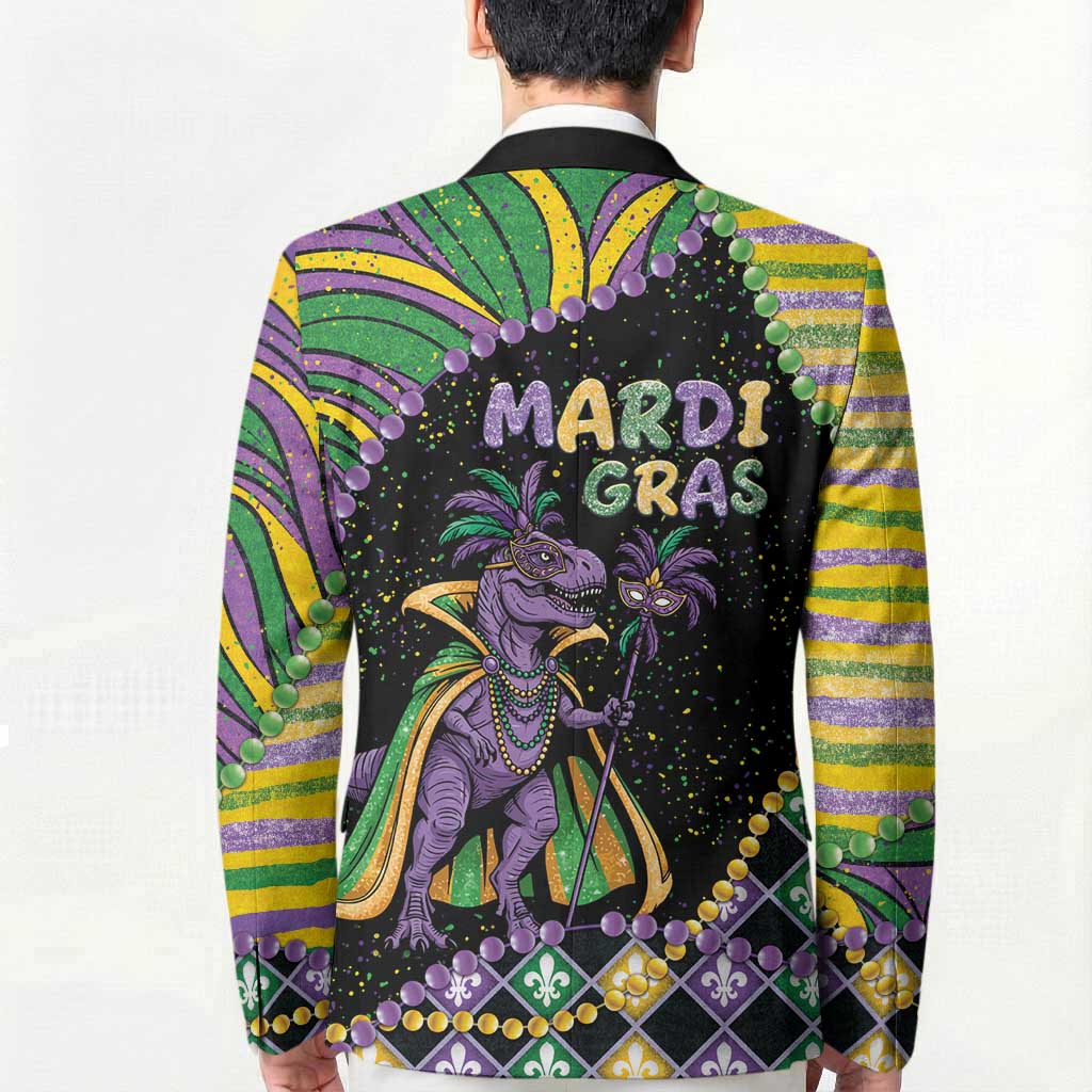 Mardi Gras Blazer King Rex Glitter Effect