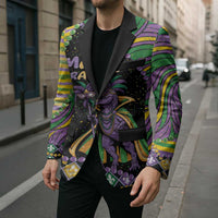 Mardi Gras Blazer King Rex Glitter Effect