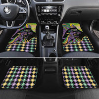 Mardi Gras Car Mats King Rex Glitter Effect