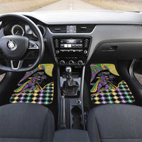 Mardi Gras Car Mats King Rex Glitter Effect