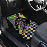 Mardi Gras Car Mats King Rex Glitter Effect