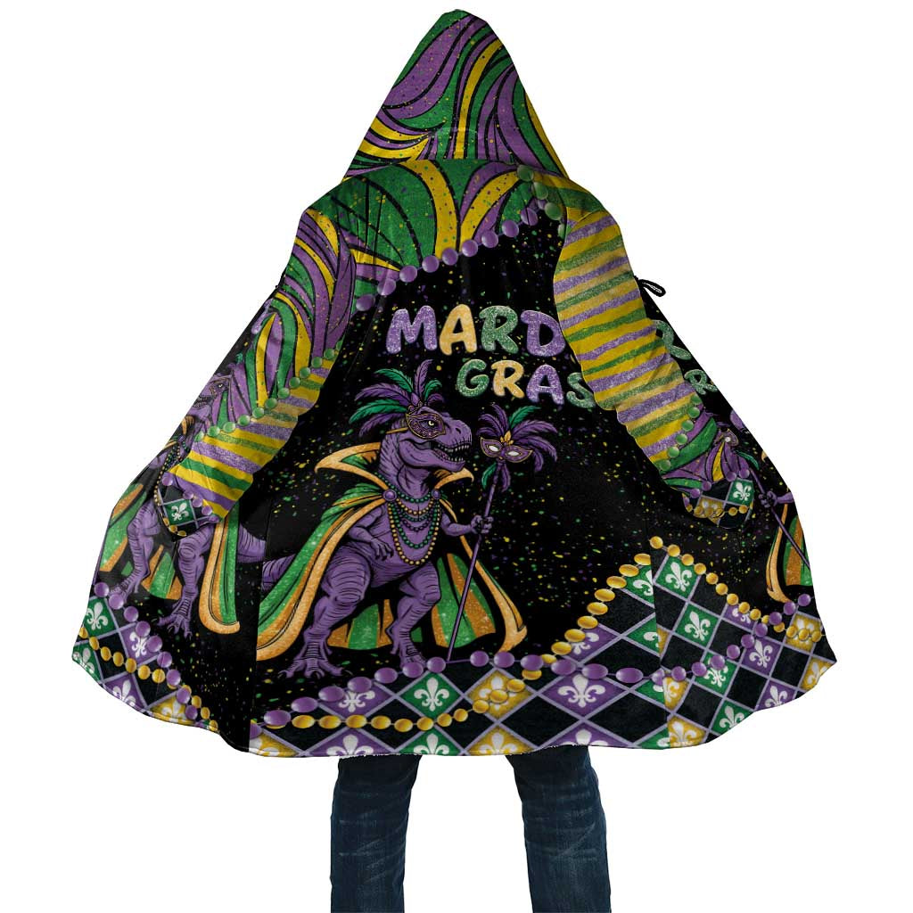 Mardi Gras Cloak King Rex Glitter Effect