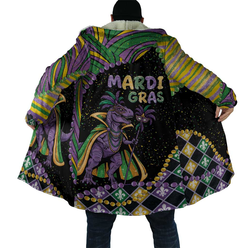 Mardi Gras Cloak King Rex Glitter Effect