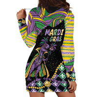 Mardi Gras Hoodie Dress King Rex Glitter Effect