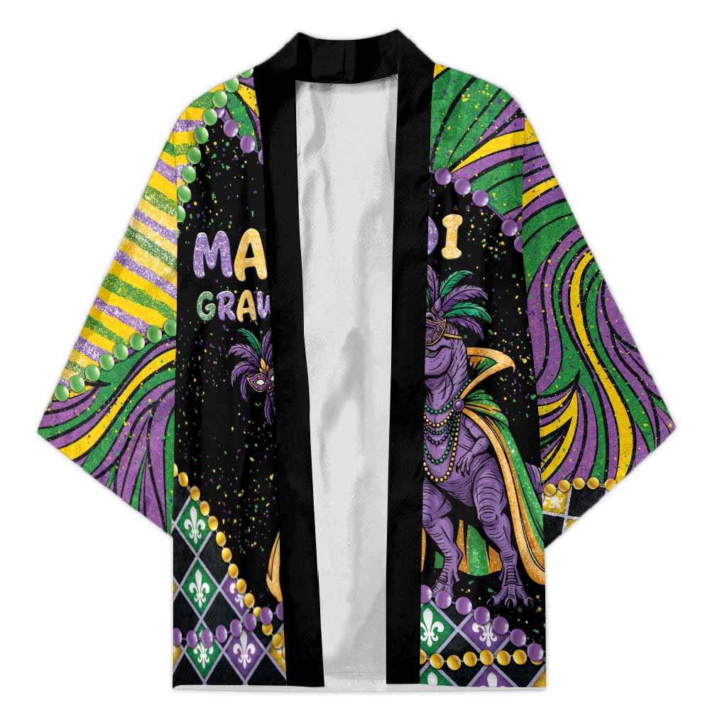 Mardi Gras Kimono King Rex Glitter Effect