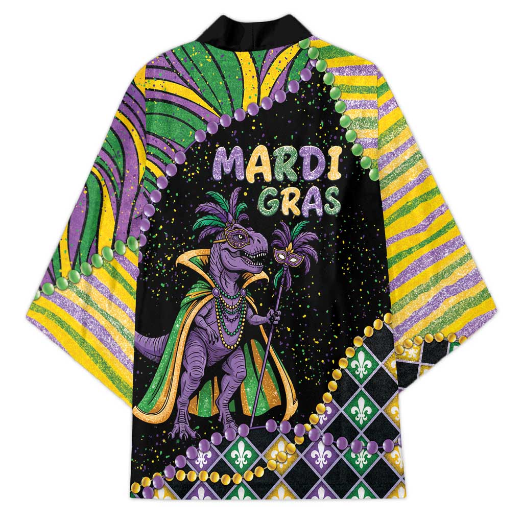 Mardi Gras Kimono King Rex Glitter Effect