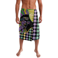 Mardi Gras Lavalava King Rex Glitter Effect