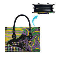 Mardi Gras Leather Bag King Rex Glitter Effect