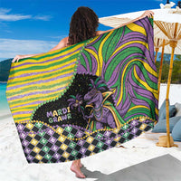 Mardi Gras Sarong King Rex Glitter Effect