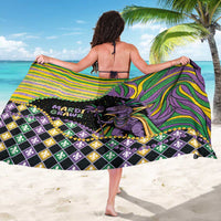Mardi Gras Sarong King Rex Glitter Effect