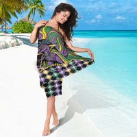 Mardi Gras Sarong King Rex Glitter Effect