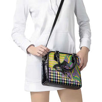 Mardi Gras Shoulder Handbag King Rex Glitter Effect