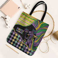 Mardi Gras Tote Bag King Rex Glitter Effect