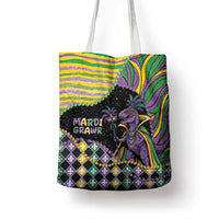 Mardi Gras Tote Bag King Rex Glitter Effect