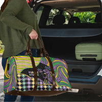 Mardi Gras Travel Bag King Rex Glitter Effect