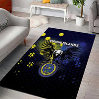 United States Virgin Islands Area Rug Eagle Bird Unique Style - Wonder Print Shop