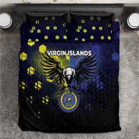 United States Virgin Islands Bedding Set Eagle Bird Unique Style - Wonder Print Shop