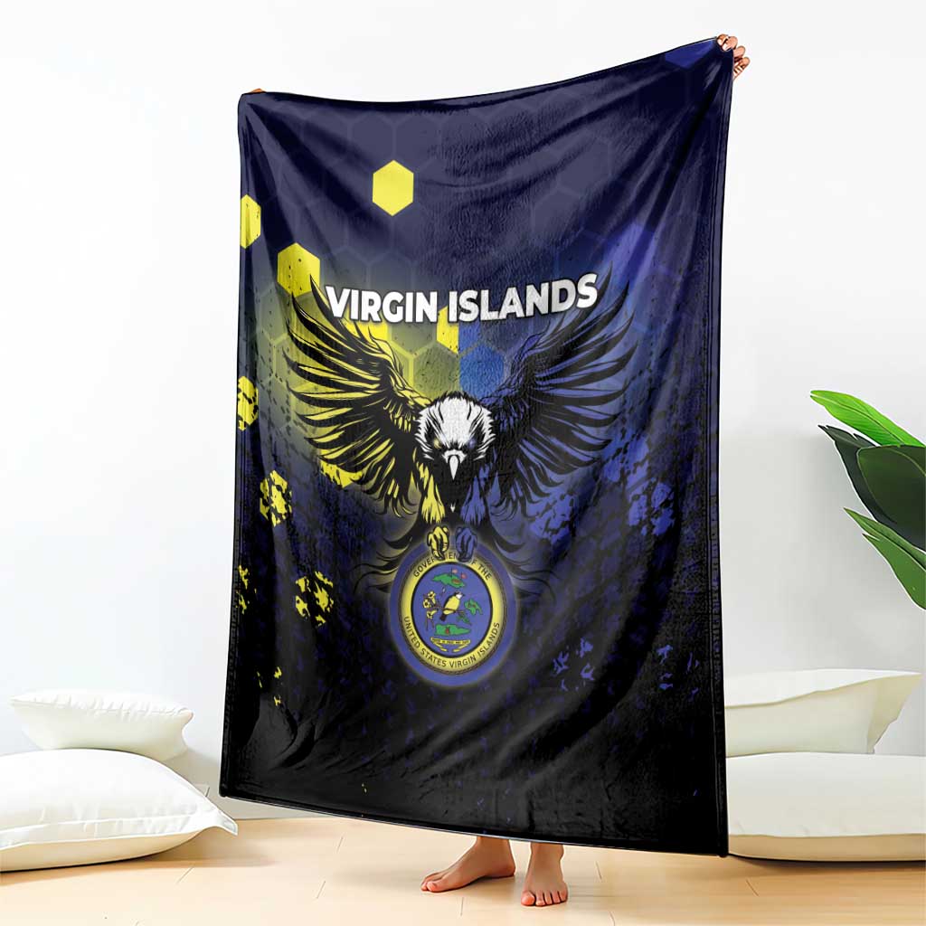 United States Virgin Islands Blanket Eagle Bird Unique Style - Wonder Print Shop