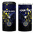 Personalized United States Virgin Islands 4 in 1 Can Cooler Tumbler Eagle Bird Unique Style - Wonder Print Shop
