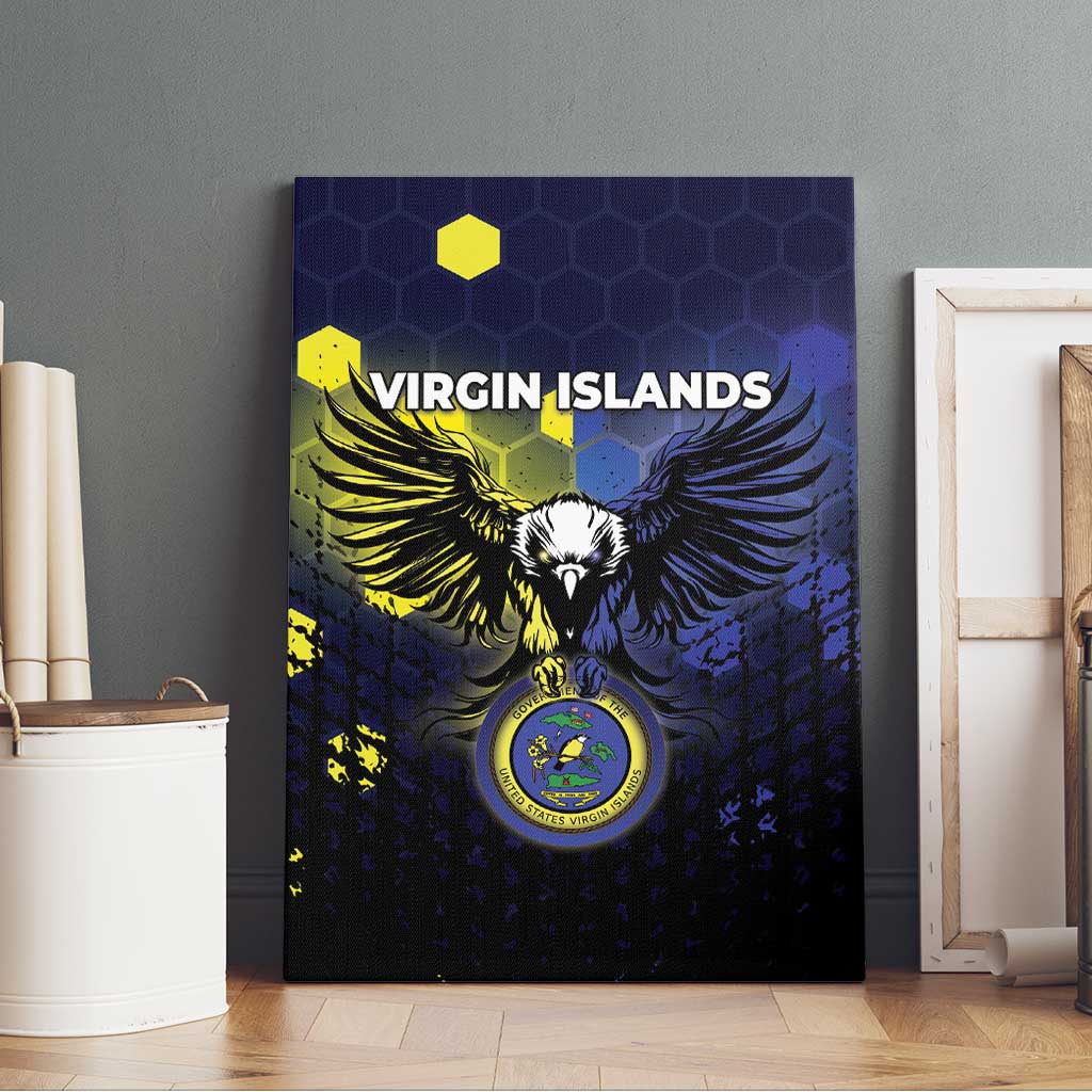 United States Virgin Islands Canvas Wall Art Eagle Bird Unique Style - Wonder Print Shop