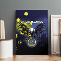 United States Virgin Islands Canvas Wall Art Eagle Bird Unique Style - Wonder Print Shop