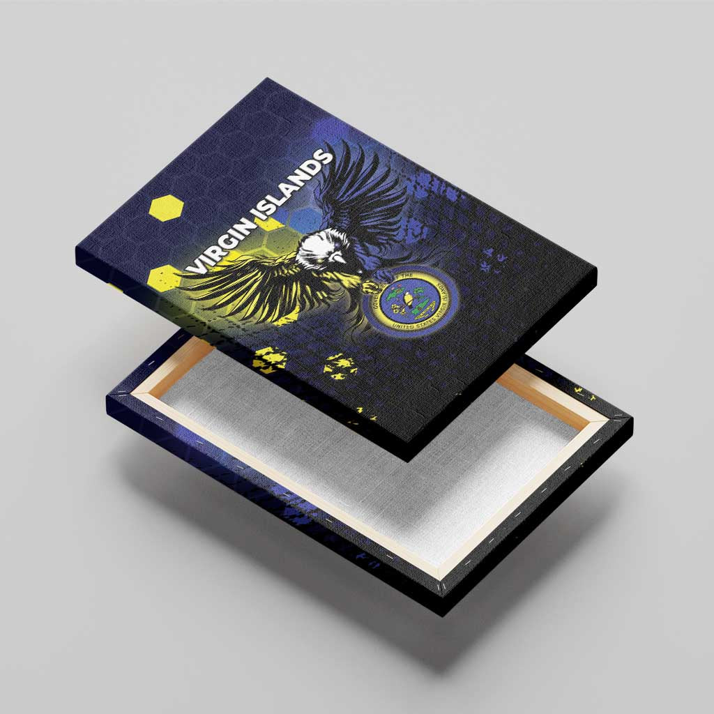 United States Virgin Islands Canvas Wall Art Eagle Bird Unique Style - Wonder Print Shop