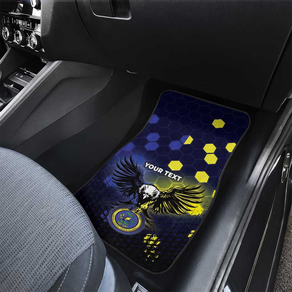 United States Virgin Islands Car Mats Eagle Bird Unique Style - Wonder Print Shop