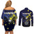 Personalized United States Virgin Islands Couples Matching Off Shoulder Short Dress and Long Sleeve Button Shirt Eagle Bird Unique Style - Wonder Print Shop