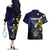 Personalized United States Virgin Islands Couples Matching Off The Shoulder Long Sleeve Dress and Hawaiian Shirt Eagle Bird Unique Style - Wonder Print Shop