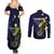 Personalized United States Virgin Islands Couples Matching Summer Maxi Dress and Long Sleeve Button Shirt Eagle Bird Unique Style - Wonder Print Shop
