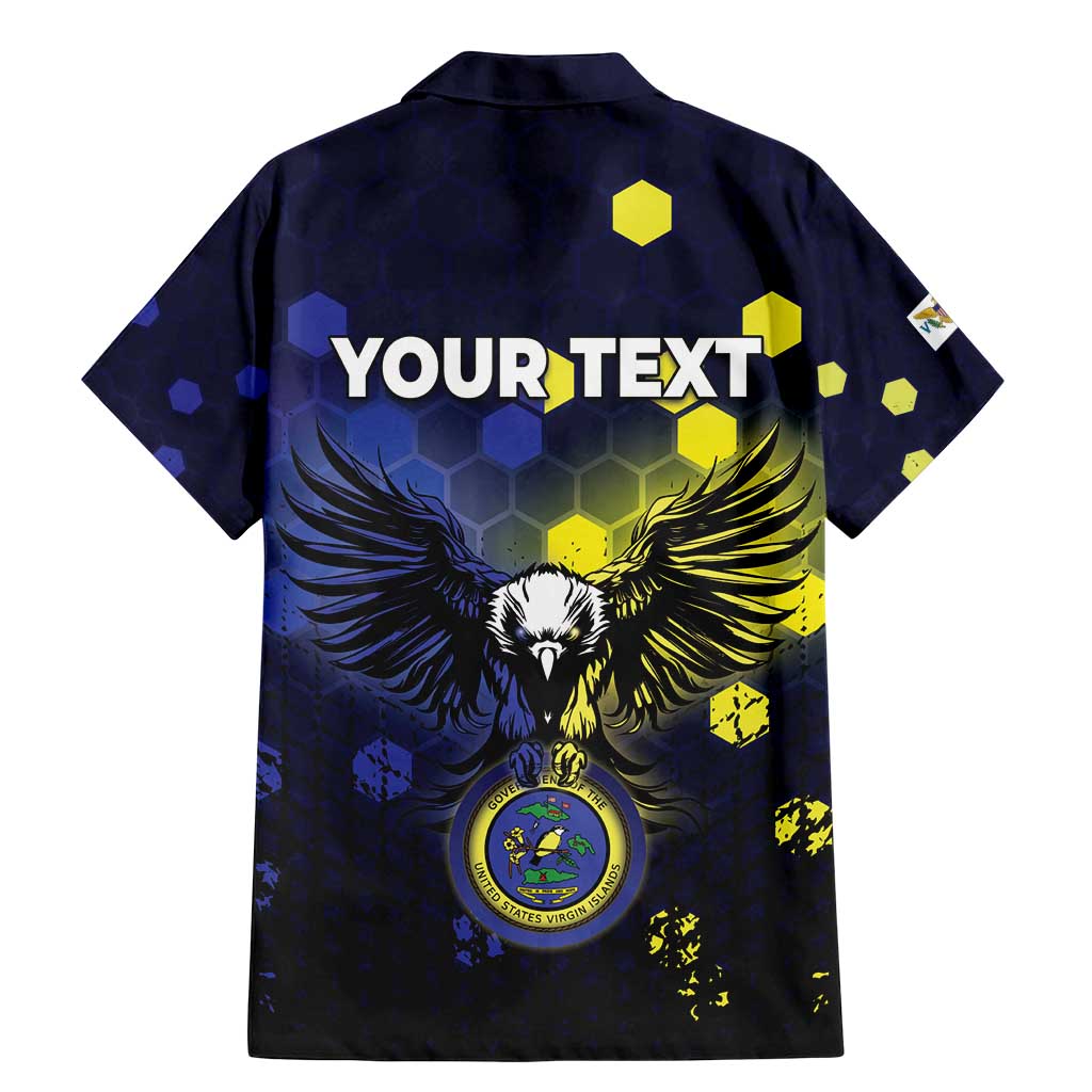 Personalized United States Virgin Islands Family Matching Mermaid Dress and Hawaiian Shirt Eagle Bird Unique Style - Wonder Print Shop