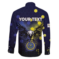 Personalized United States Virgin Islands Family Matching Off The Shoulder Long Sleeve Dress and Hawaiian Shirt Eagle Bird Unique Style - Wonder Print Shop